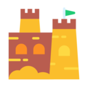summertime,beach,castle,holidays,sand,hobbies and free time,childhood,sand castle